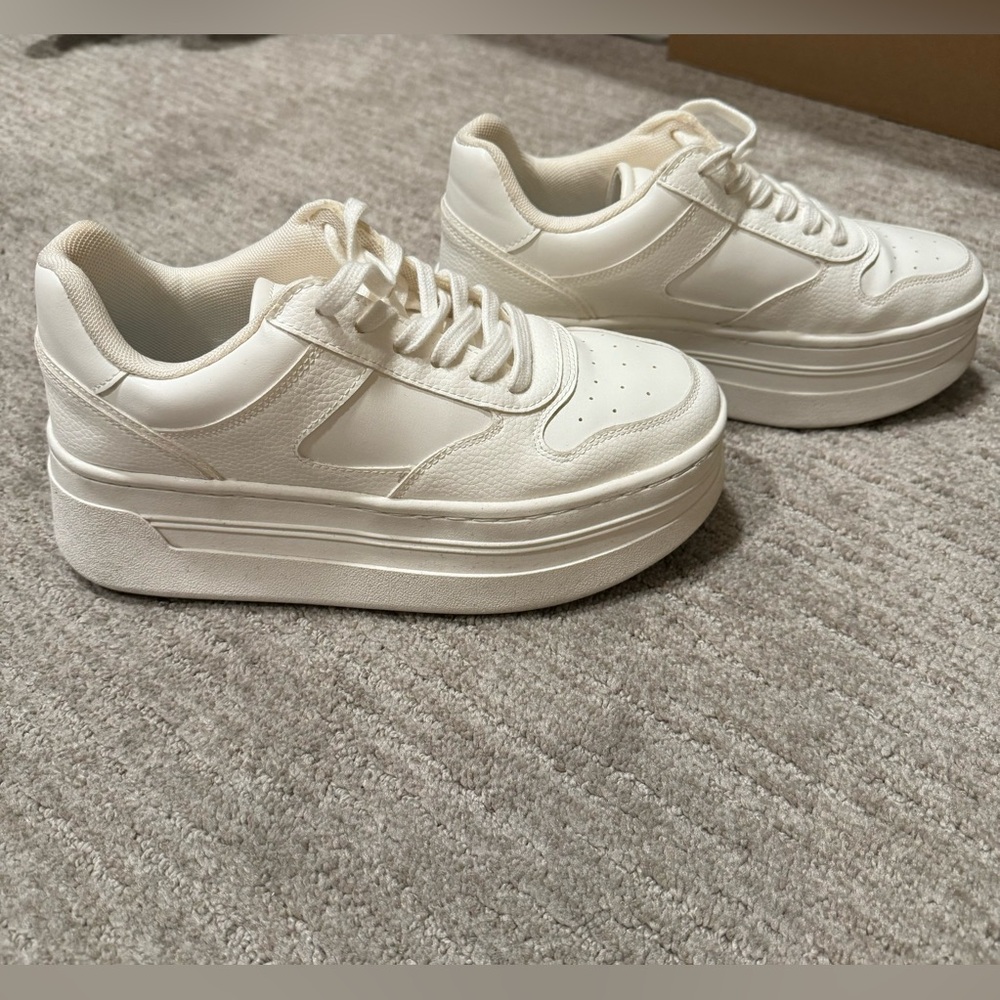 White sneakers
